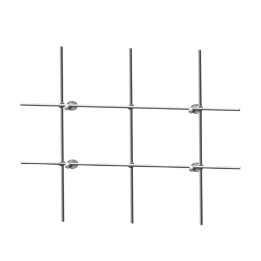 Aluminum Back Frame Lattice Monkey Bars for Fume Hoods