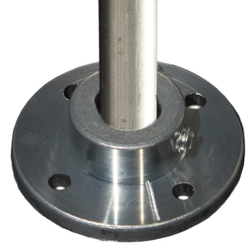 Aluminum 1/2" Rod Base plate Mount