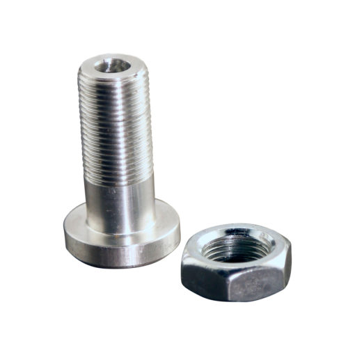 Aluminum Recessed mount burette socket for 12.7mm (1/2″) rod.