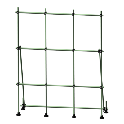 Free Standing Fiberglass Table Top Laboratory Scaffolding