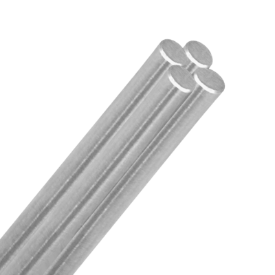 round support rod polished