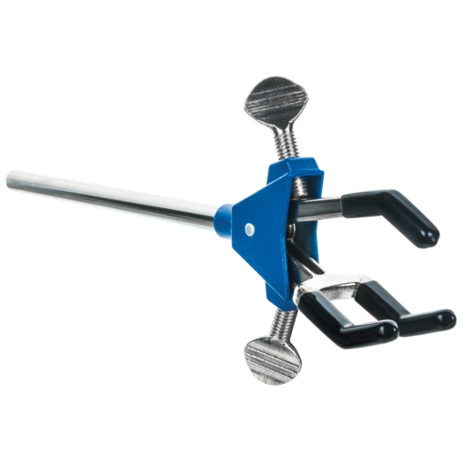 3 Vinyl Coated Finger, Dual Adjustable Head Lab Clamp